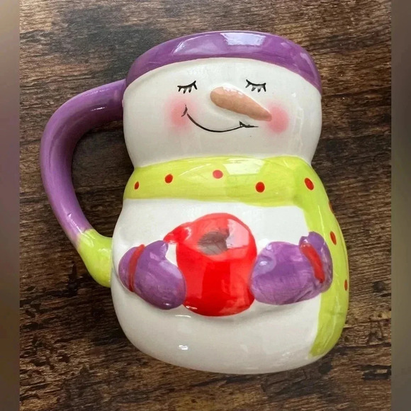 BUNDLE: Bay Island | 2- ceramic snowman mugs/set. - Picture 5 of 10